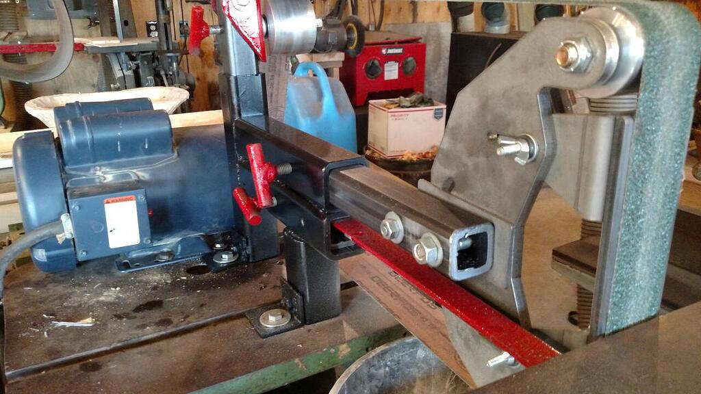 belt grinder 2x72 build blacksmith