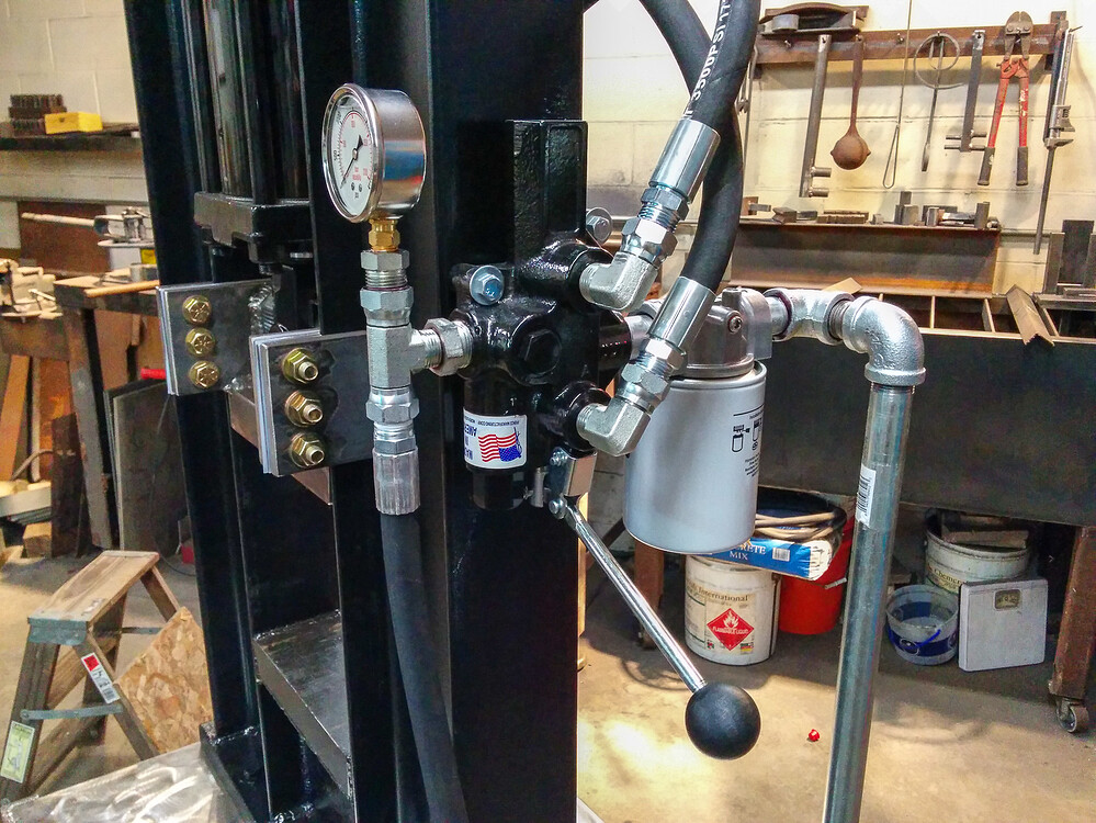 Hydraulic Press Build 8 by Javos_Ironworks Presses Blacksmith Forums