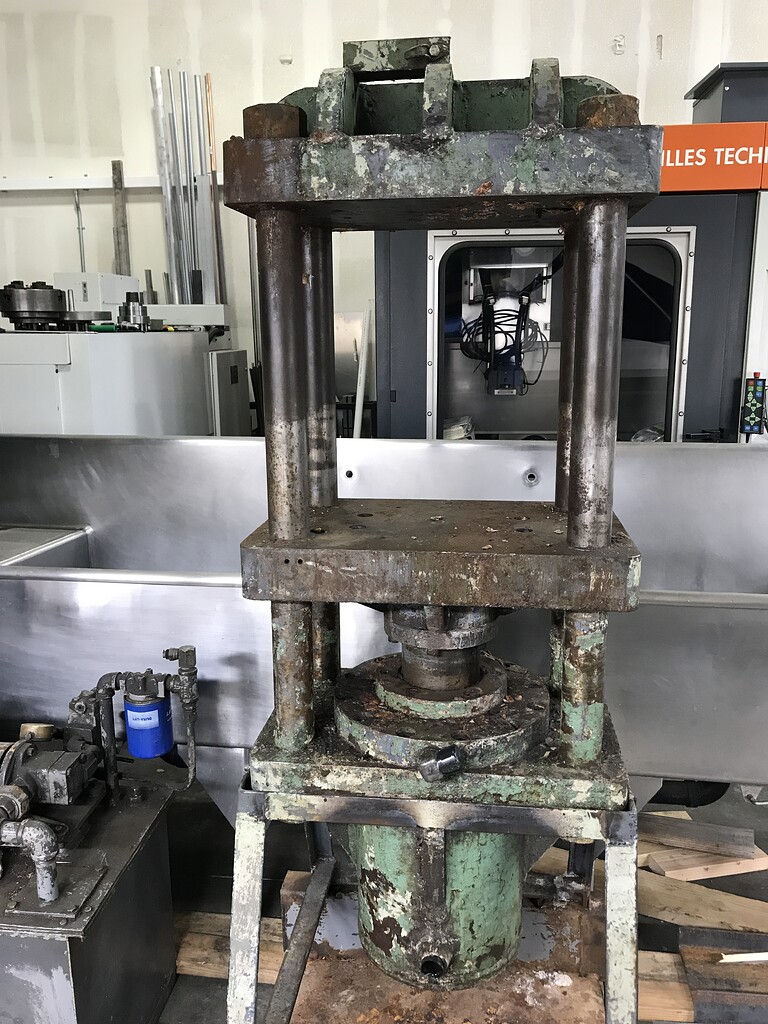 Help with Rebuilding 80T 4Post Hydraulic Press Presses Blacksmith